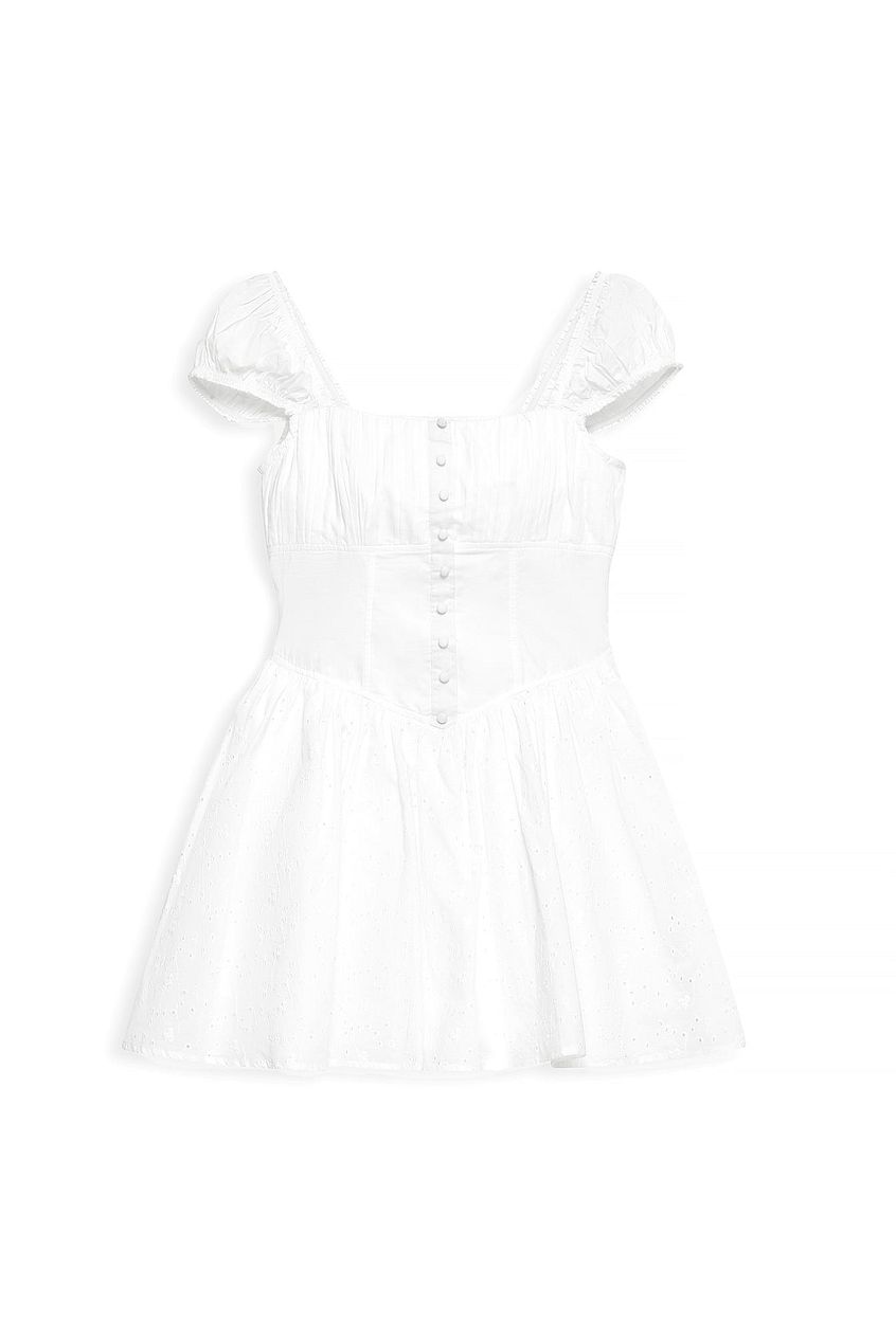 Na-kd Anglaise Mini Dress