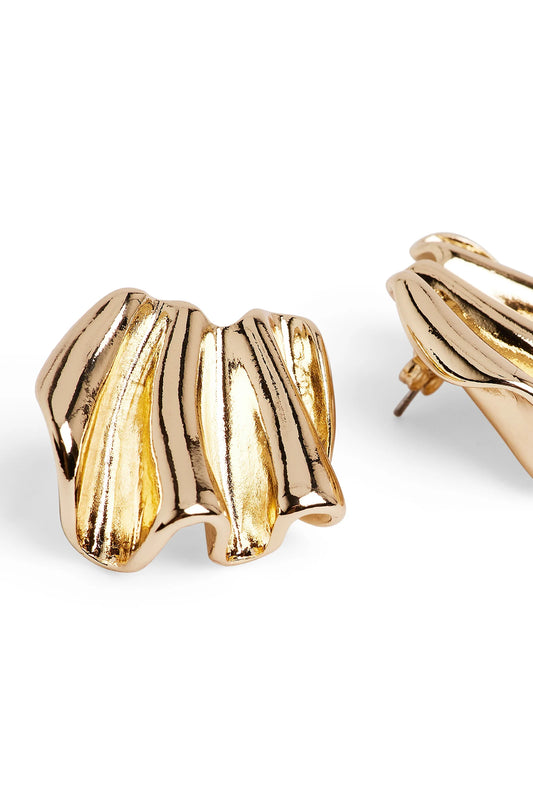 Wave Earrings Gold