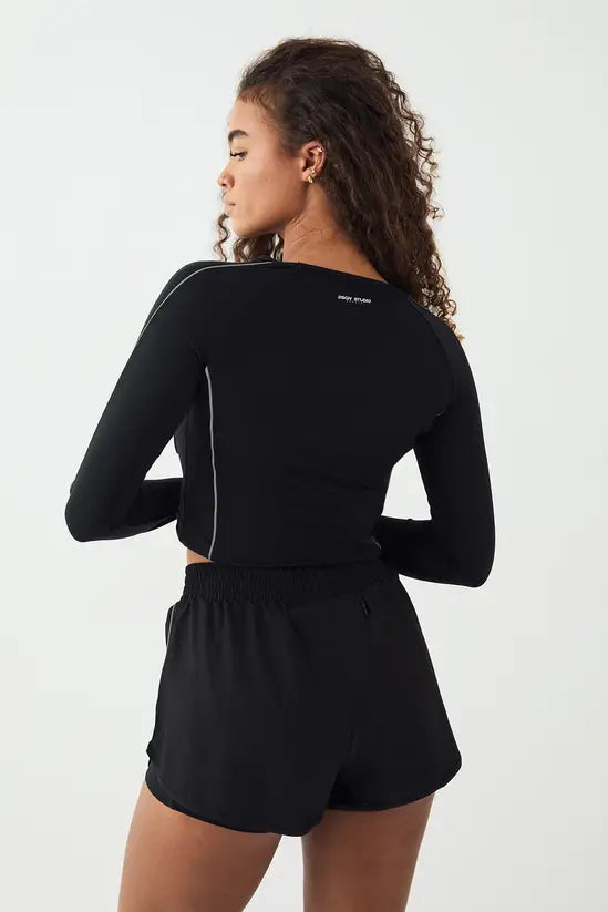 DSGN Studio DSGN Studio Reflective Binding 2 In 1 Running Shorts