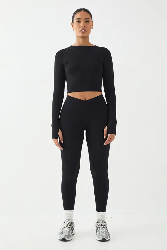DSGN Studio Highwaist Sculpt Wrap Waist Legging