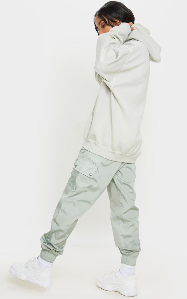Plt - Sage Oversized Basic Hoodie
