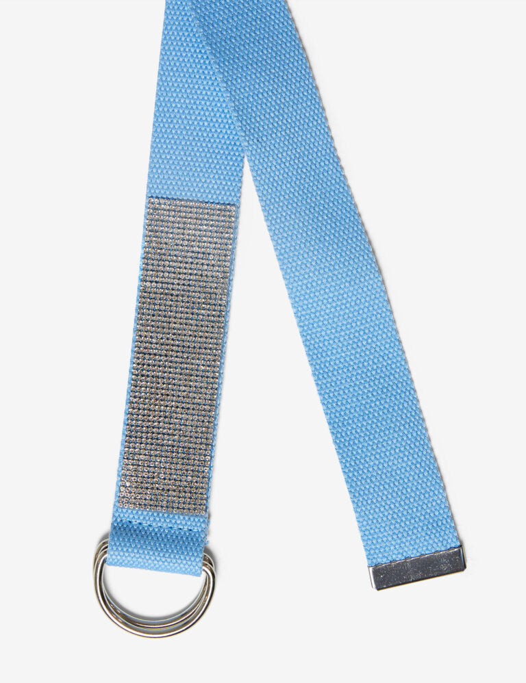 Rhinestone Belt in Blue