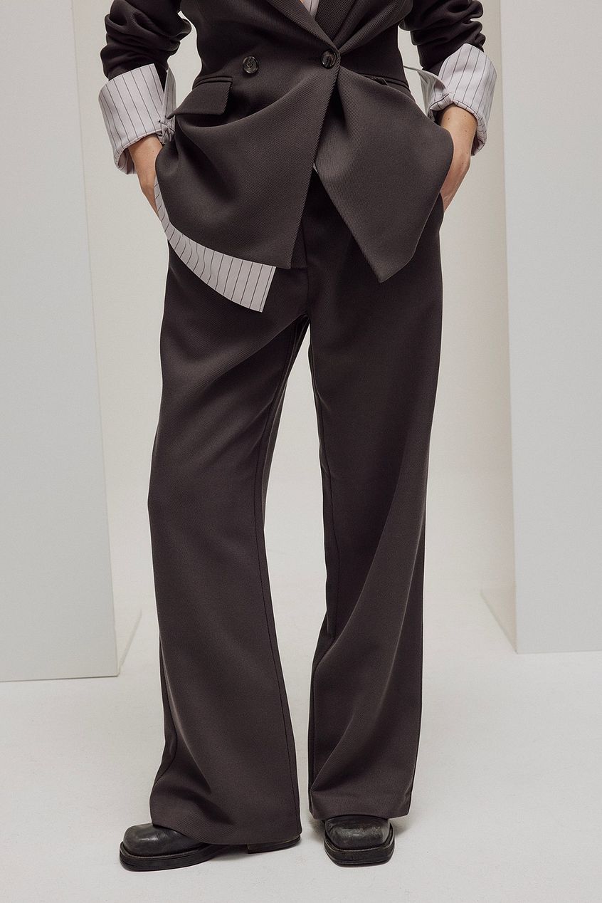 Na-kd Mid Waist Flared Twill Pants