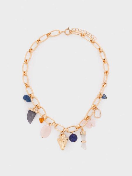 Real Stone Choker Watercolor