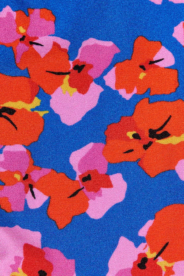 PARADISE ISLAND - FLOWERS SMALL BLUE -SET