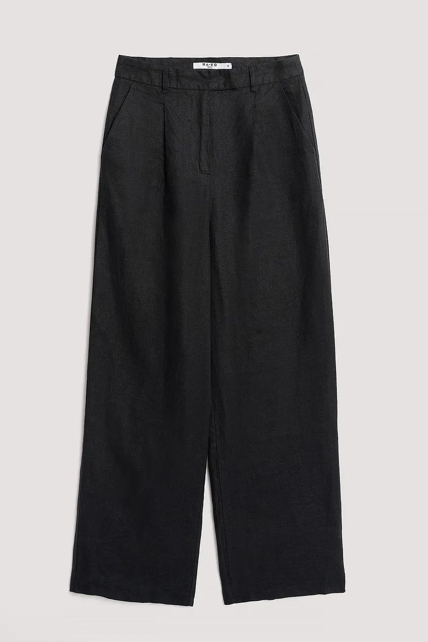 Linen Wide Leg Pants