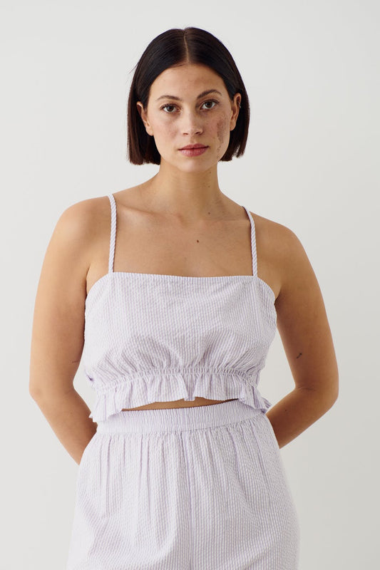Seersucker pyjamas top