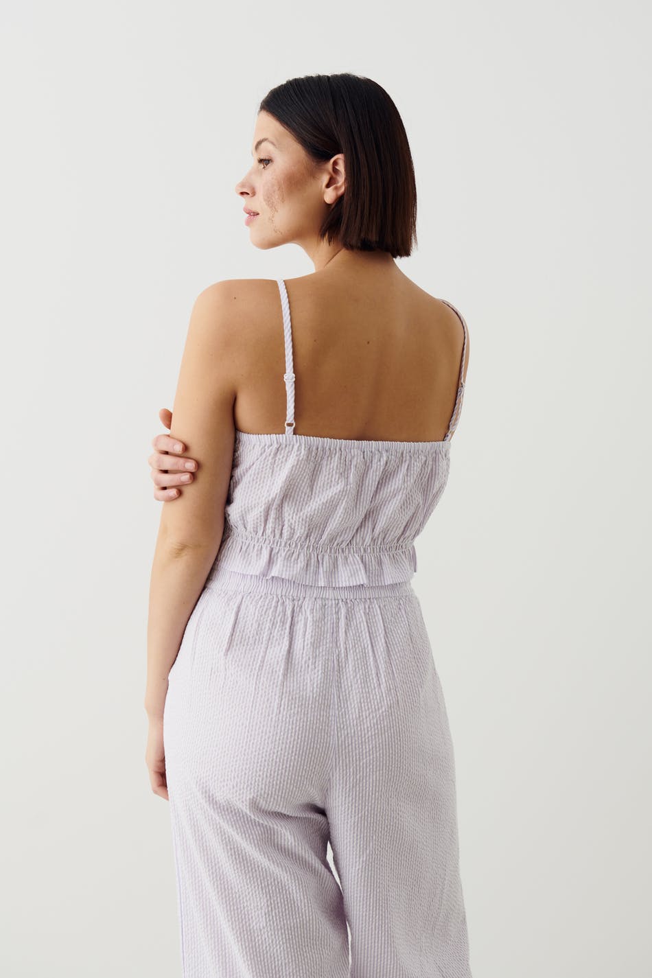 Seersucker pyjamas top