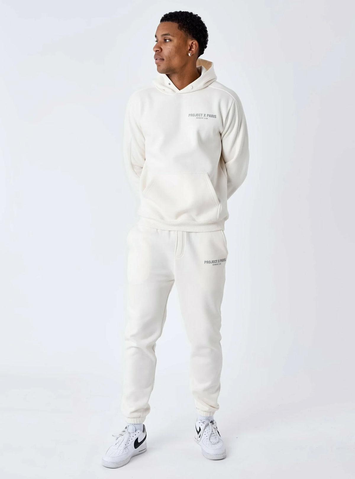 Project X Paris SET - member’S Club Hoodie & Joggers SET Cream