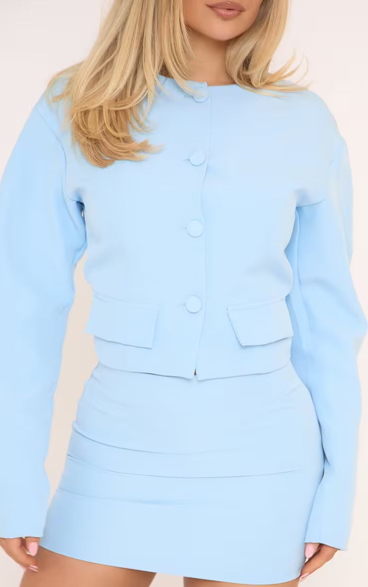 Ego - Mini Skirt In Baby Blue
