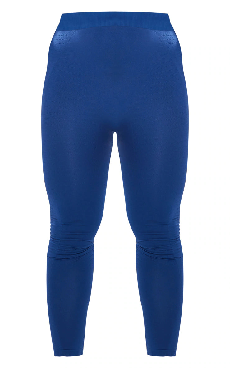 Shape Navy Branded Contour Gym Leggings