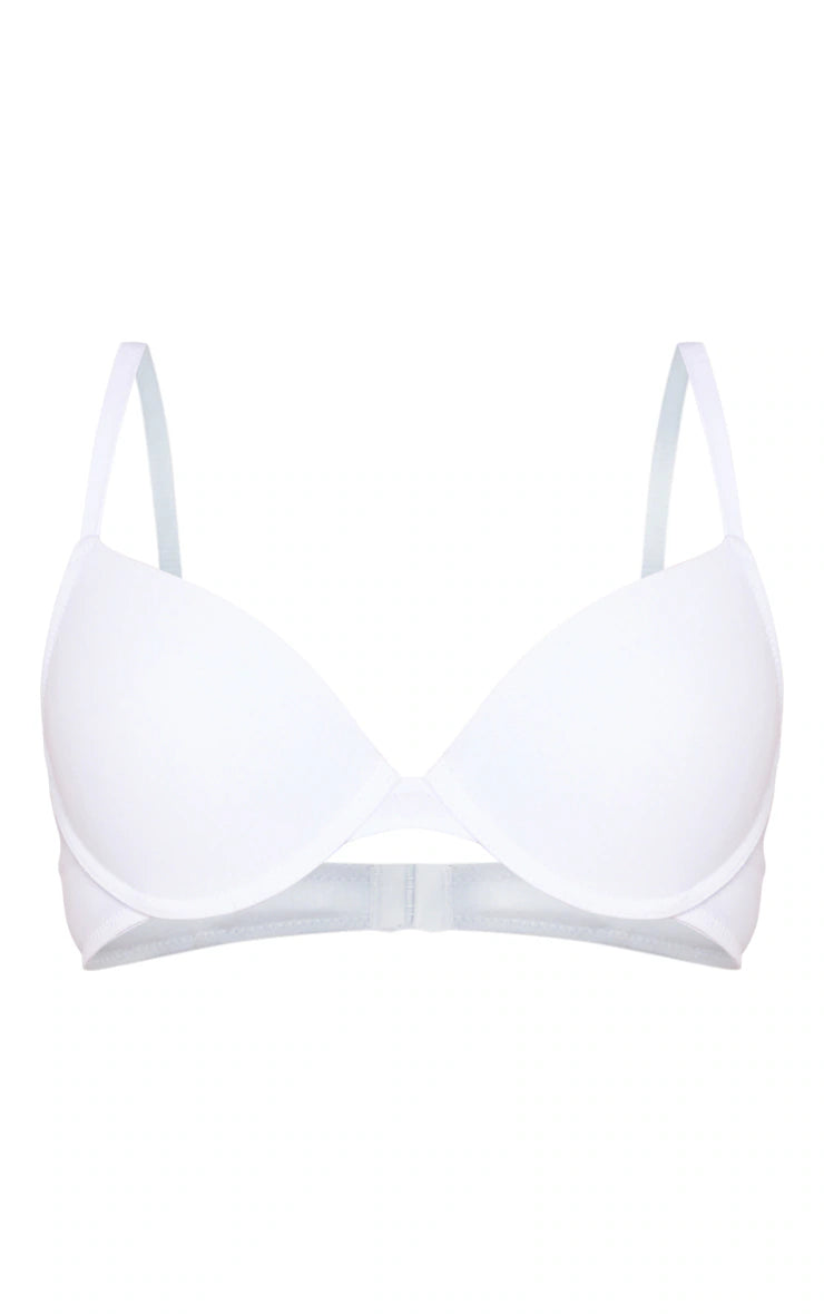 White Soft Touch Cotton Full Coverage Cup Size Bra – DEXISTREND