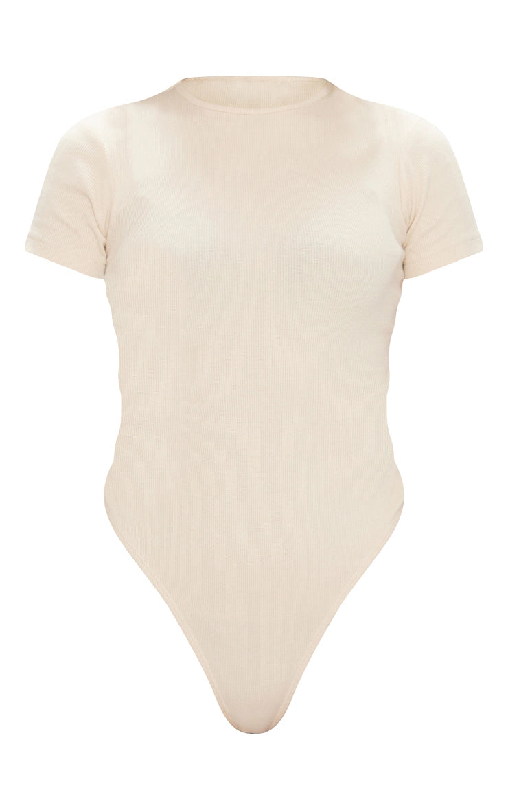 Stone Rib Short Sleeve Bodysuit