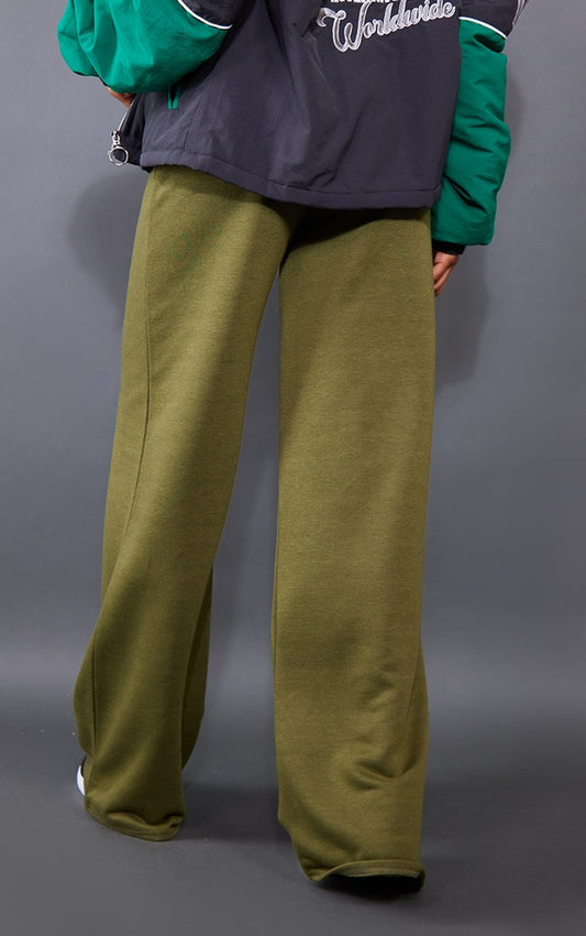Plt - Khaki Wide Legged Joggers