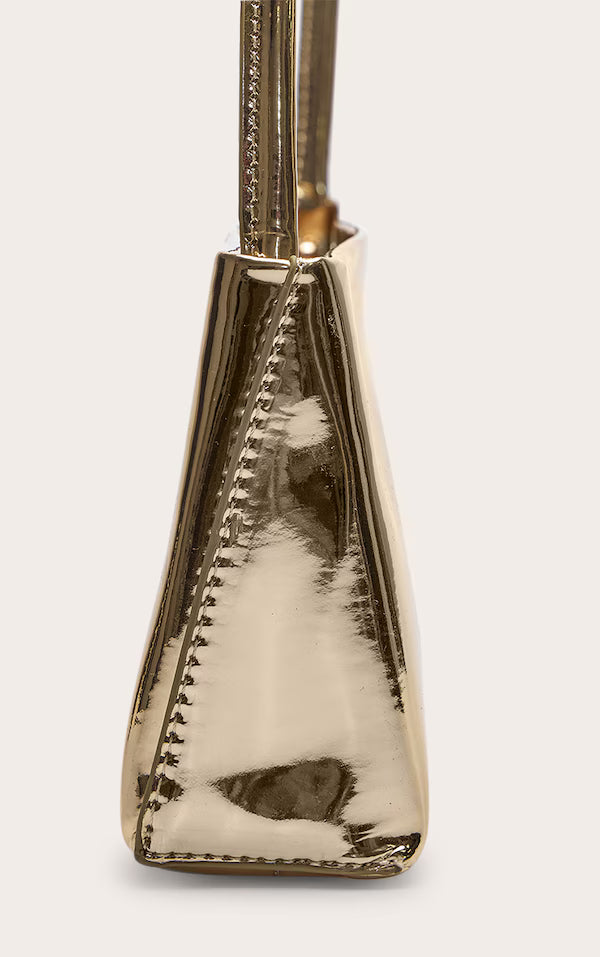 Gold Slim Shoulder Bag