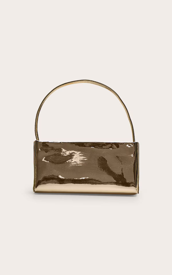 Gold Slim Shoulder Bag
