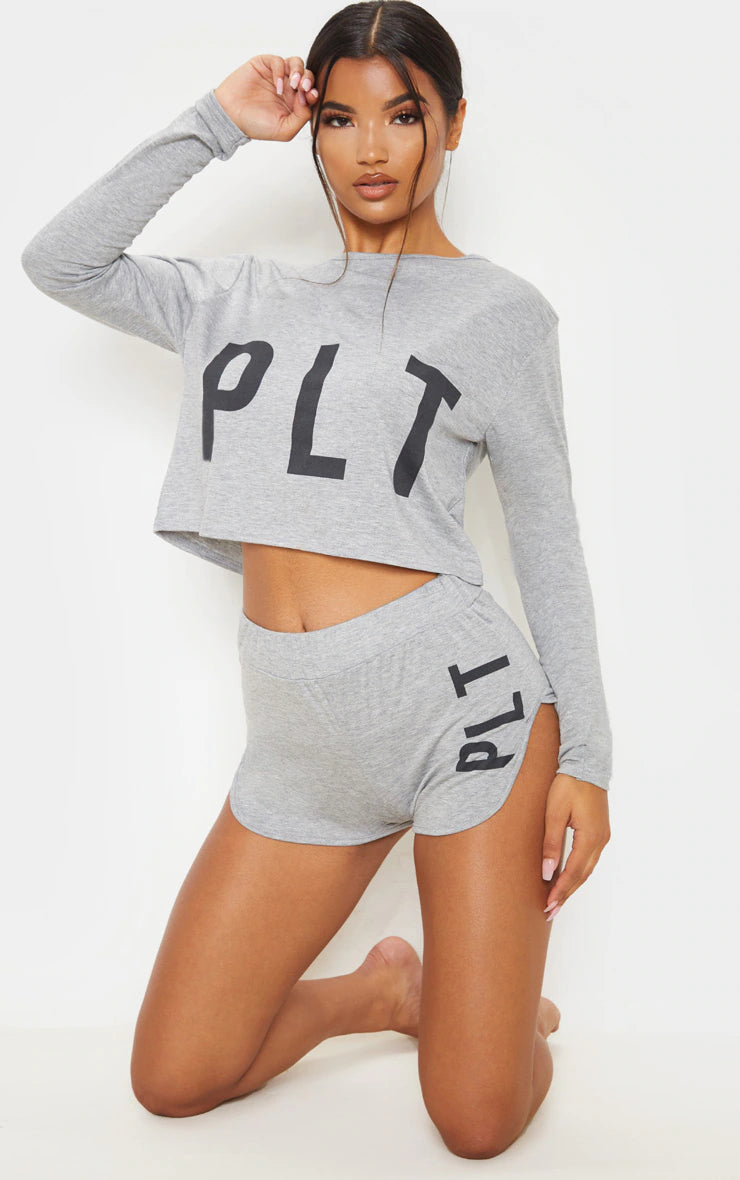 Grey Short Pyjama Set