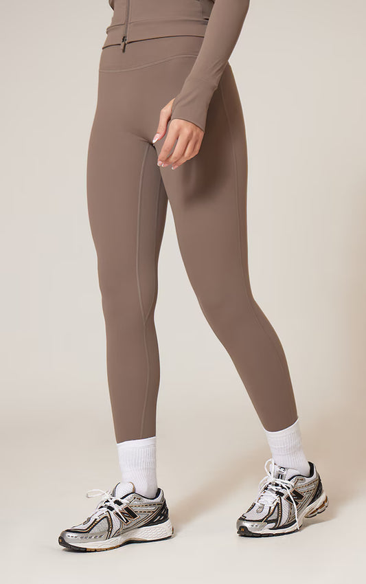 Brown Sculpt Gym High Waist Leggings