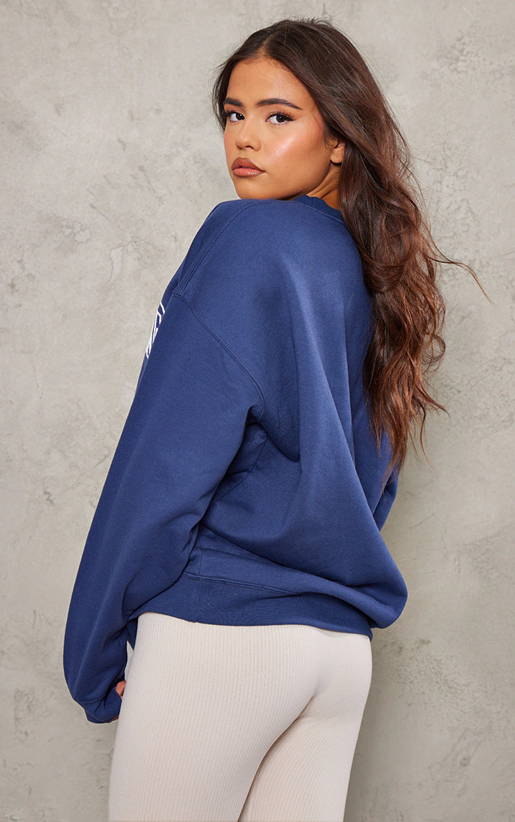 Wellbeing Printed Oversized Sweatshirt