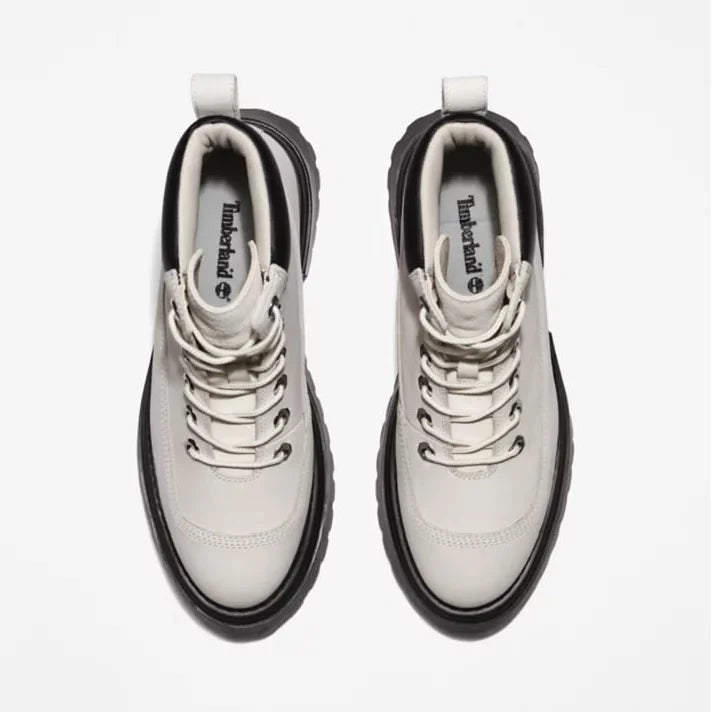 Timberland Womens Sky 6 Inch Lace Up Boots White Nubuck