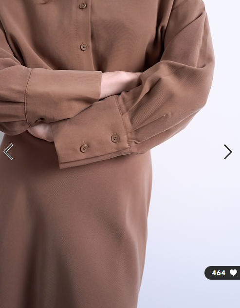Topshop waisted micro mini shirt dress in brown cupro