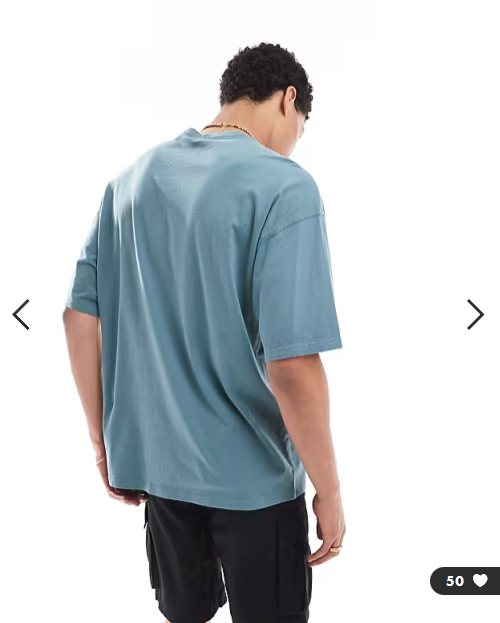 Hollister baggy T-shirt in green