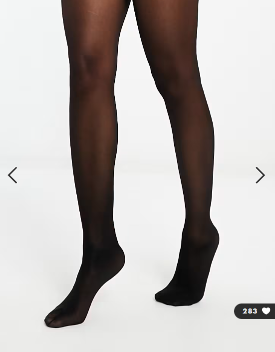 Lindex The Comfort Waist 40 denier tights in black