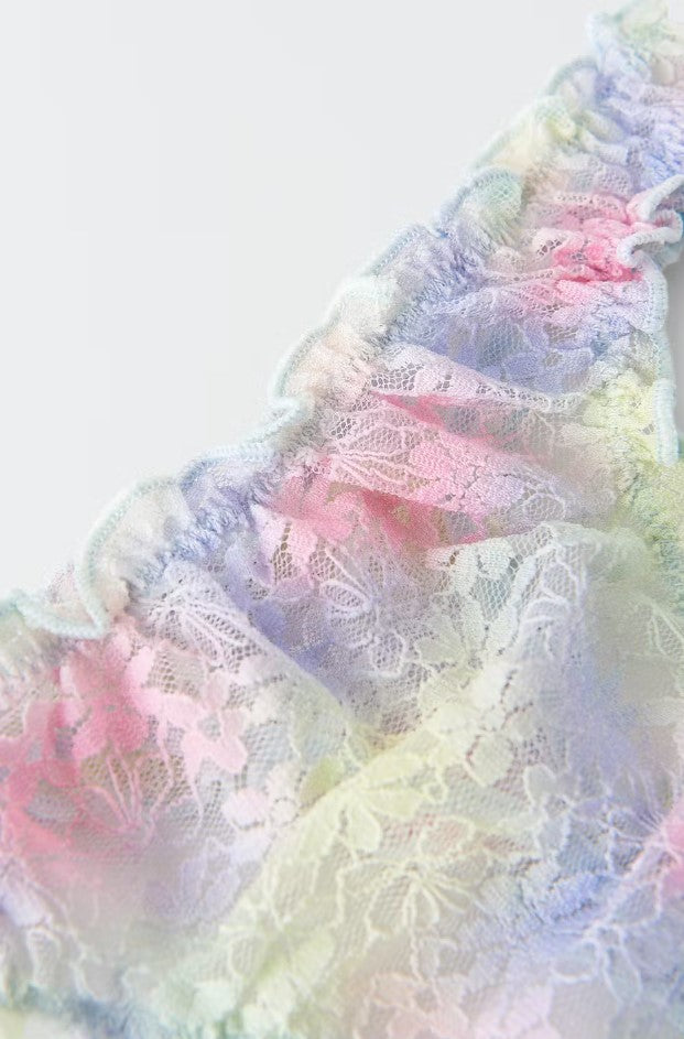 Eva lace string - Pastel Clouds