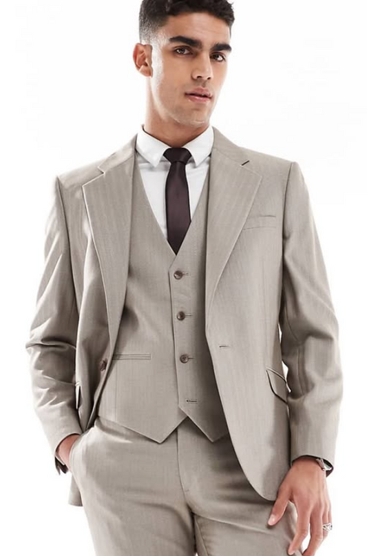 Asos - wedding wool mix slim suit jacket