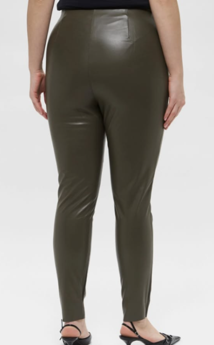 H&M - Pu Trousers - Green