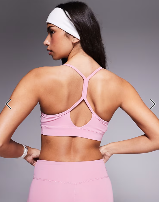 New Balance Essential sports bra in pink