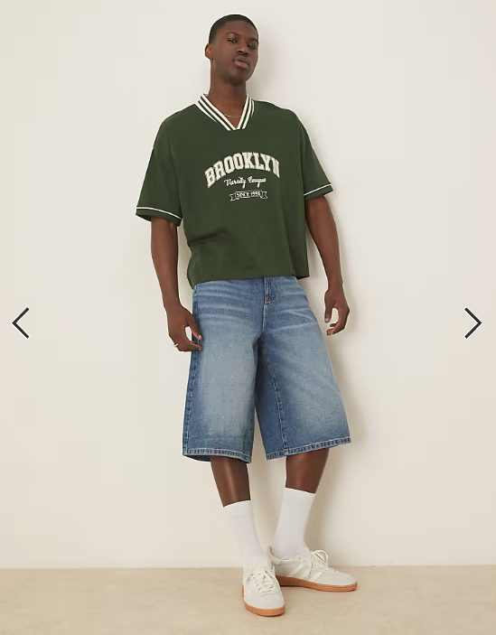 Asos - boxy oversized t shirt with sport mountain view