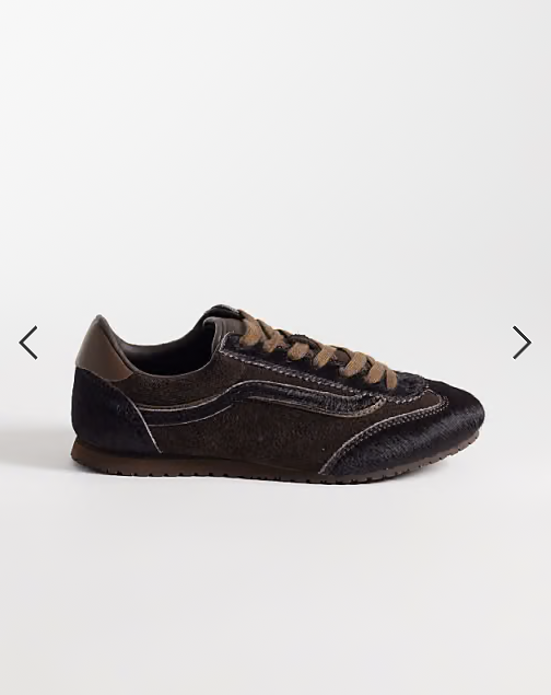 Vans Super Lowpro pony hair trainers in brown