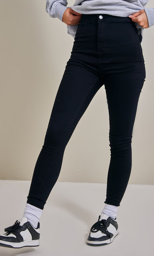 L32 Intense Black Skinny Disco Jeans