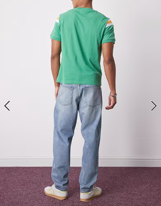 Weekday Ray relaxed fit tapered jeans in blue