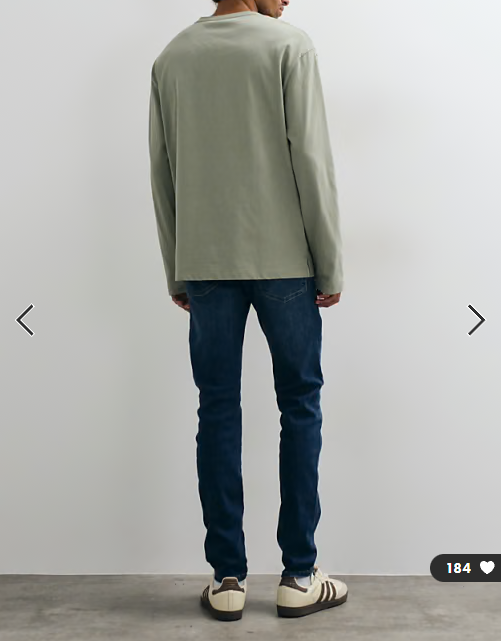 Jack & Jones Intelligence Liam skinny fit stretch jeans in mid blue