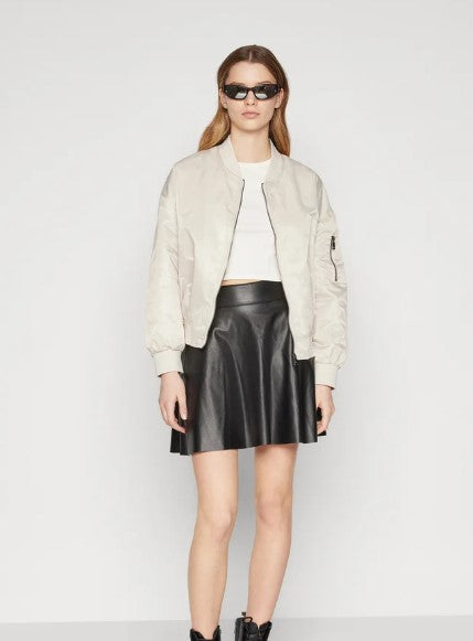 ONLY ONLDINA - Bomber Jacket - pumice stone