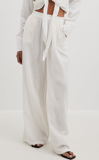Regular Pants in White