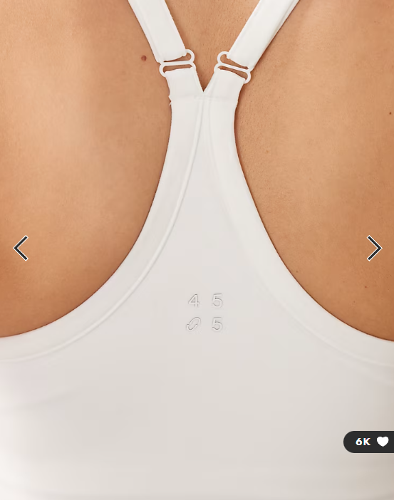 4505 Icon soft touch yoga cami with inner bra and adjustable straps in white