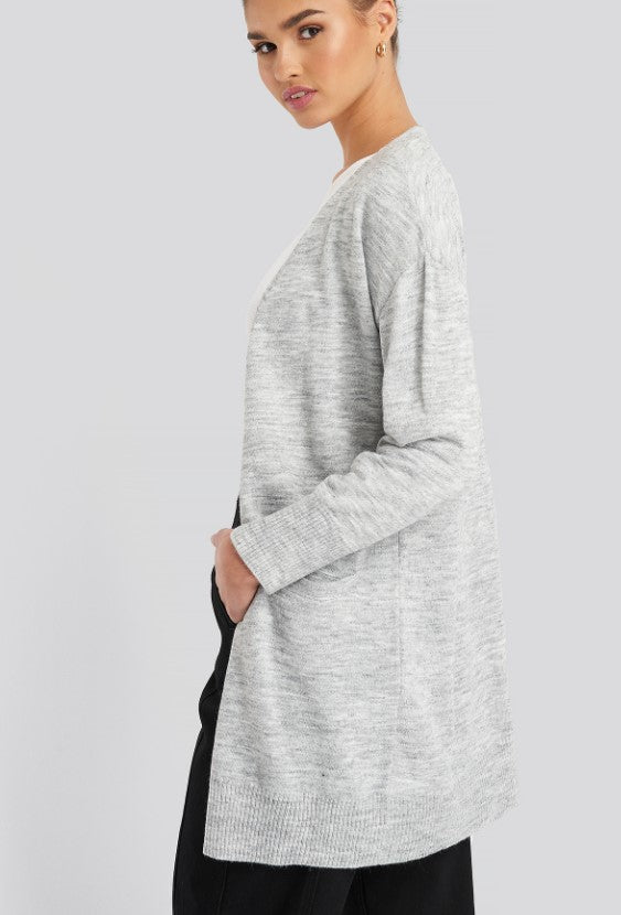 Open Front Longline Cardigan