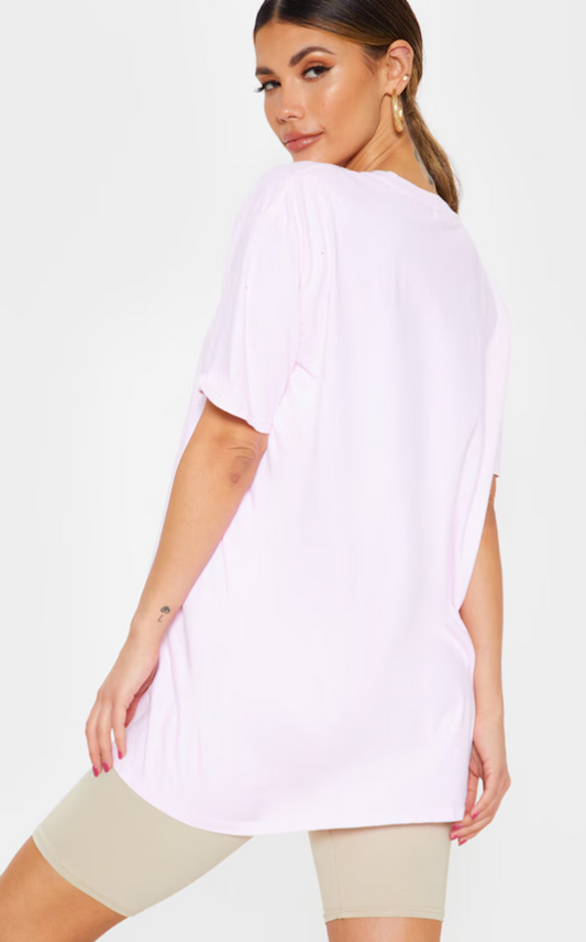 Ultimate Candy Pink Oversized T Shirt