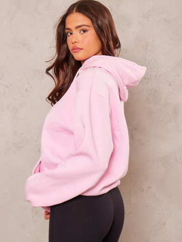 Plt - Baby Pink Sweat Oversized Baby Pink