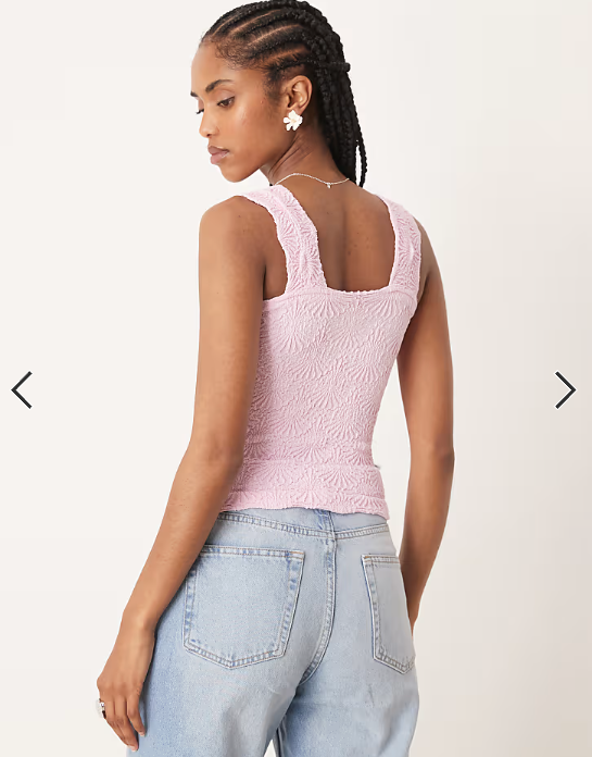 Free People love letter textured cami top in lilac