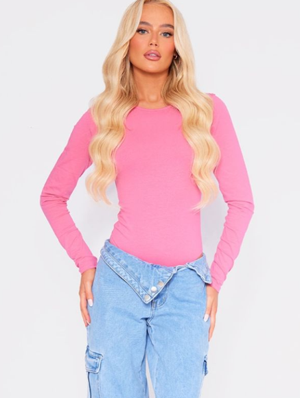 Basic Long Sleeve Crew Neck Bodysuit