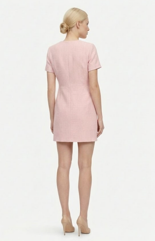 Morgan - Iris - twill buttoned Dress