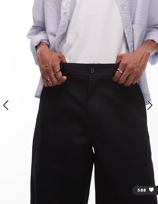 Dickies - 247 loose baggy fit work trousers in black