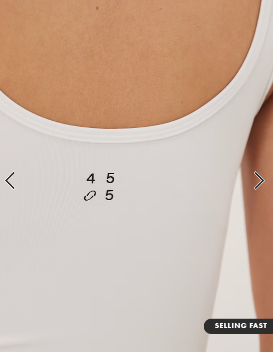 4505 Icon active slightly cropped vest in white