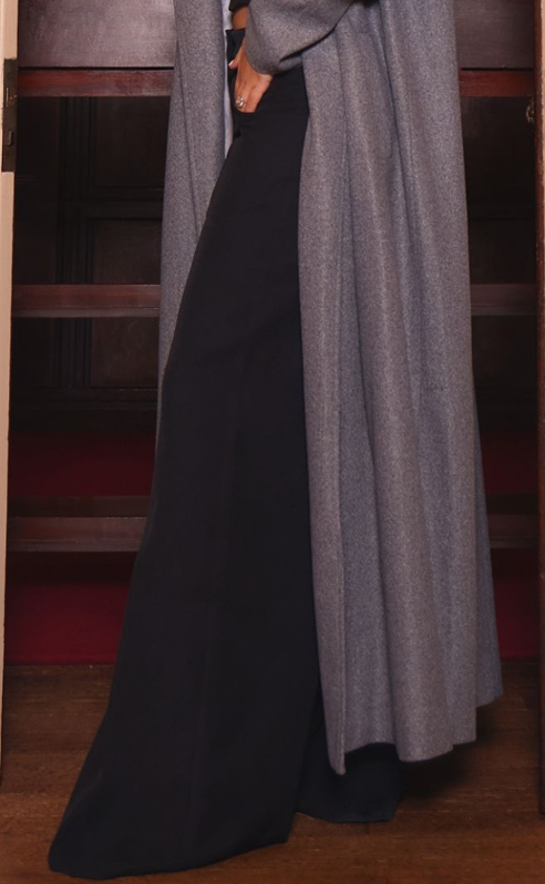 Plt - Premium Black Woven High Waist Tailored Trousers