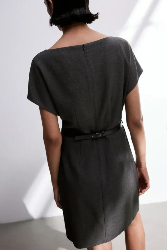 H&M-BELTED DRESS