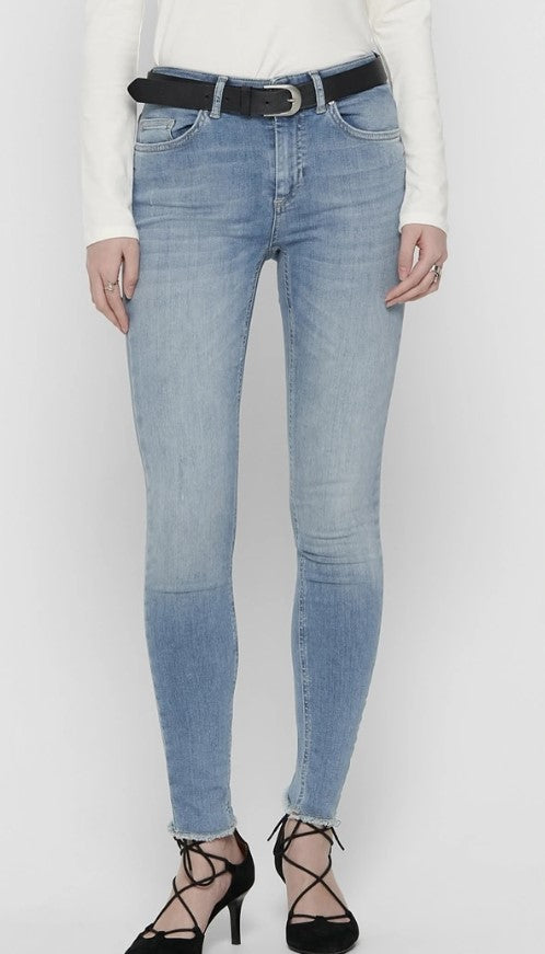 Only - Blush Skinny Mid Waist Jeans